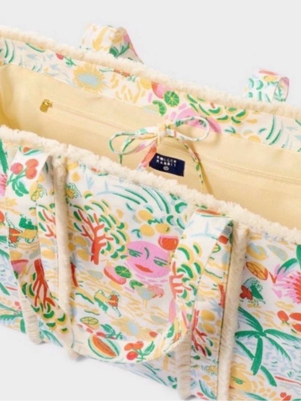 Roller Rabbit Beach Tote - Picture 3 of 6